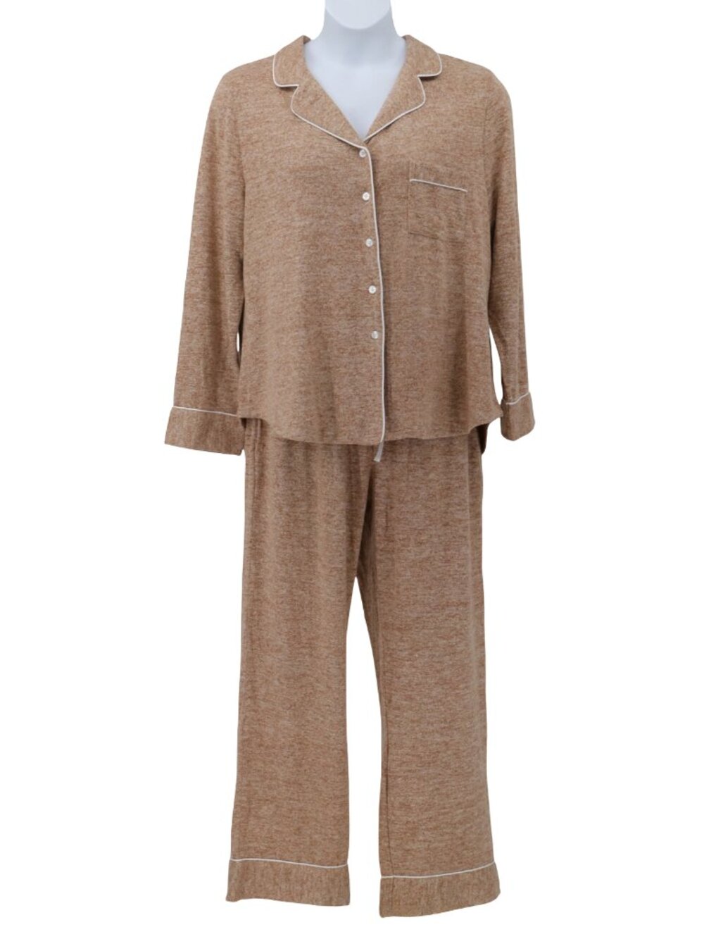Aamikast Long Sleeve Button Down Pajama Set NEW